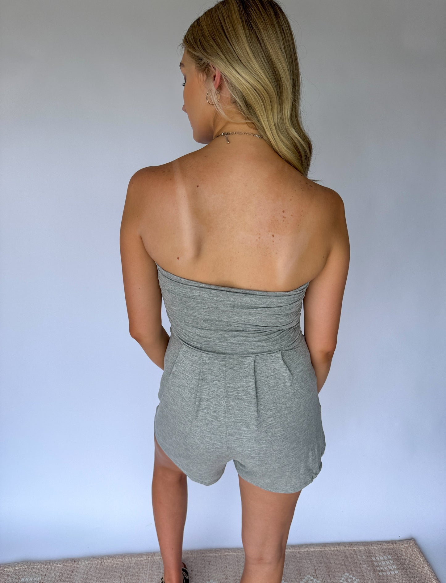 I’ll Be Back Tube Top Romper