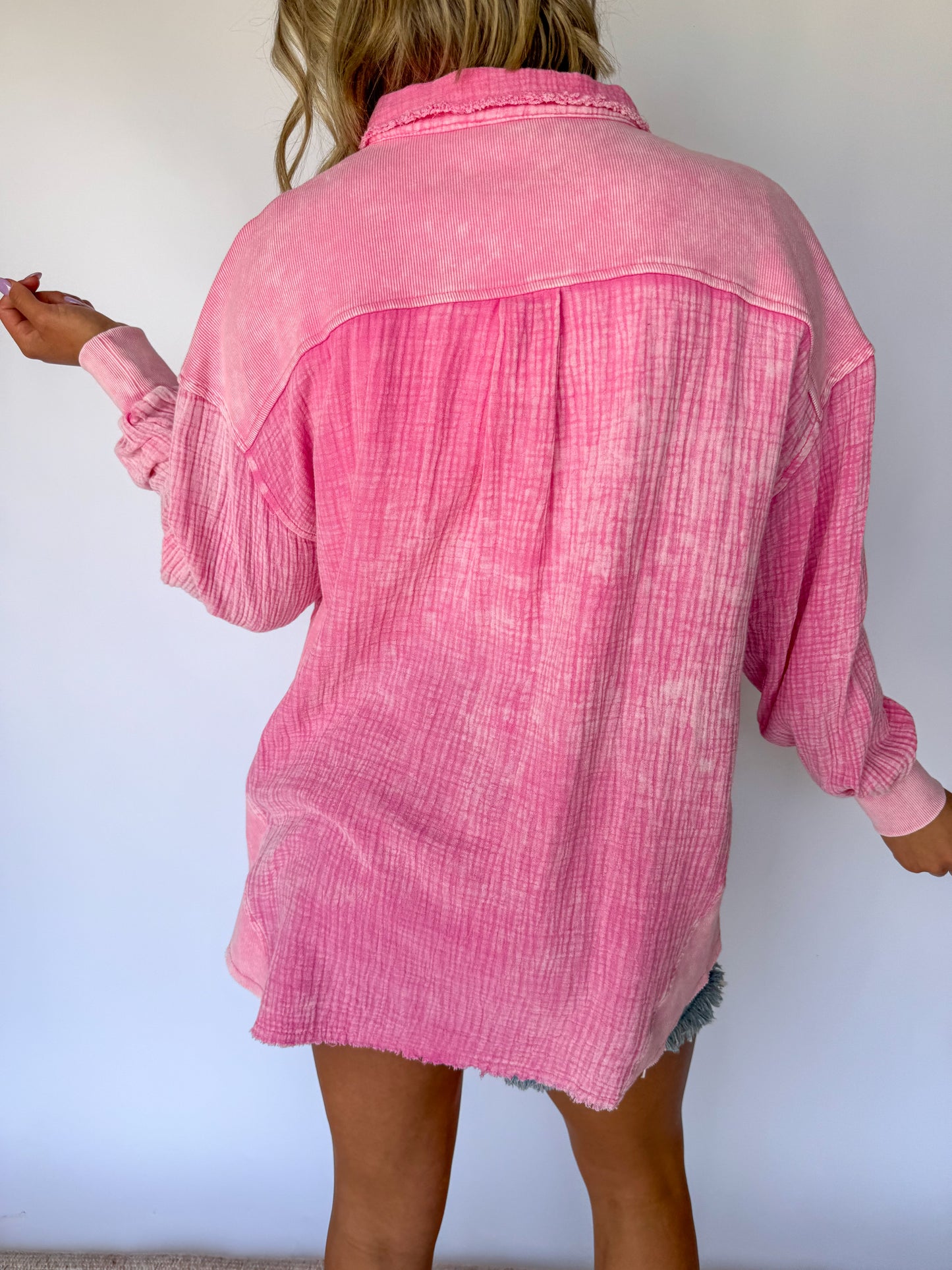 Lola Lightweight Button Down Top