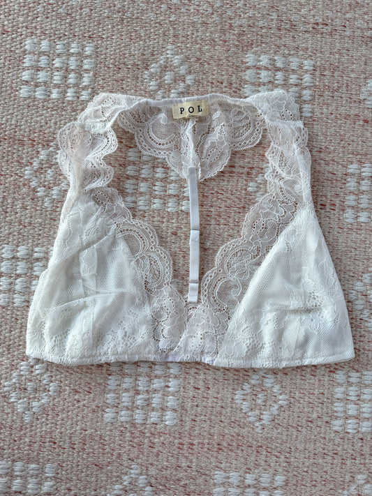 Boho Babe Lace Bralette *White*