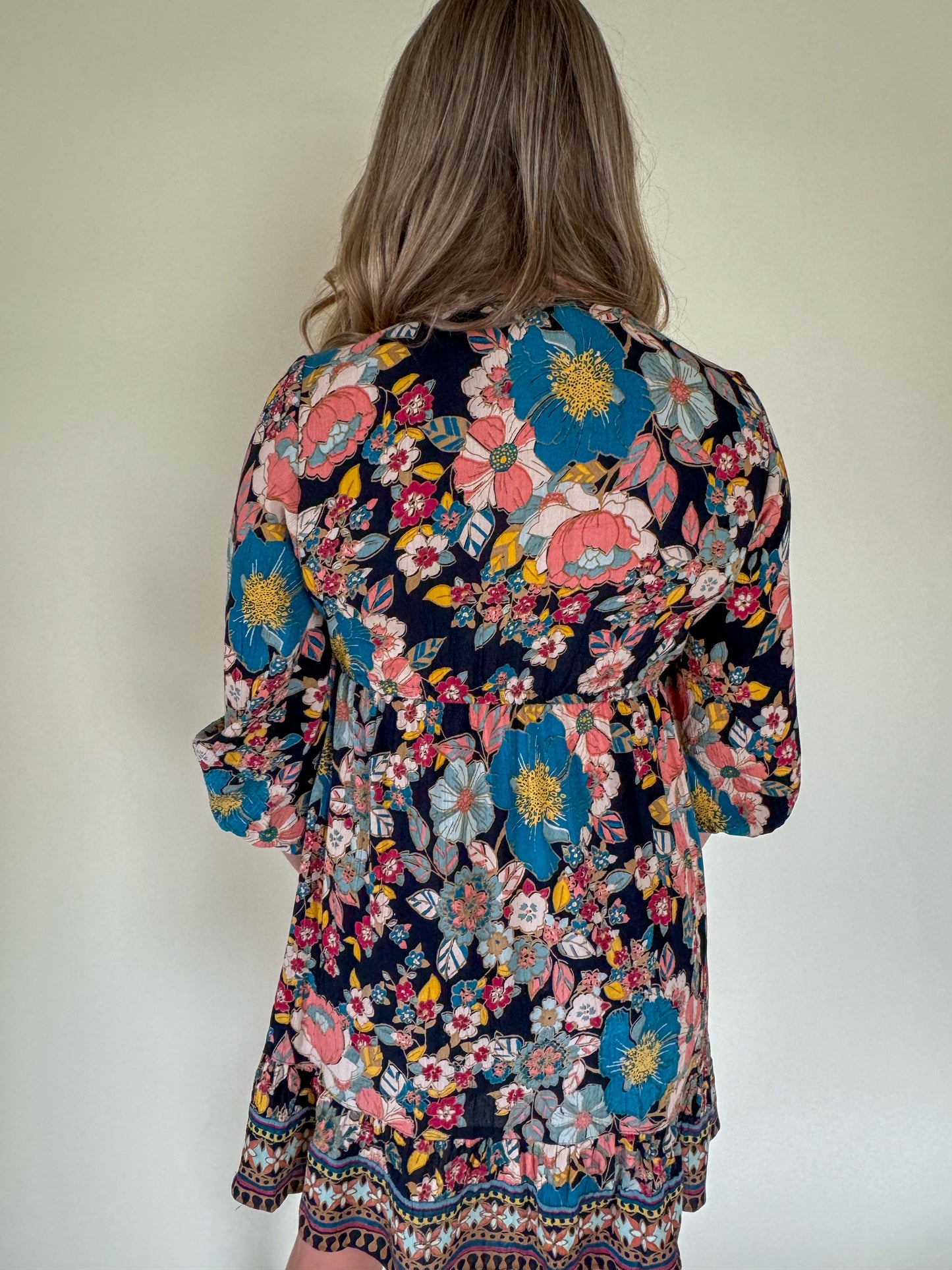 Jocelyn Long Sleeve Floral Dress