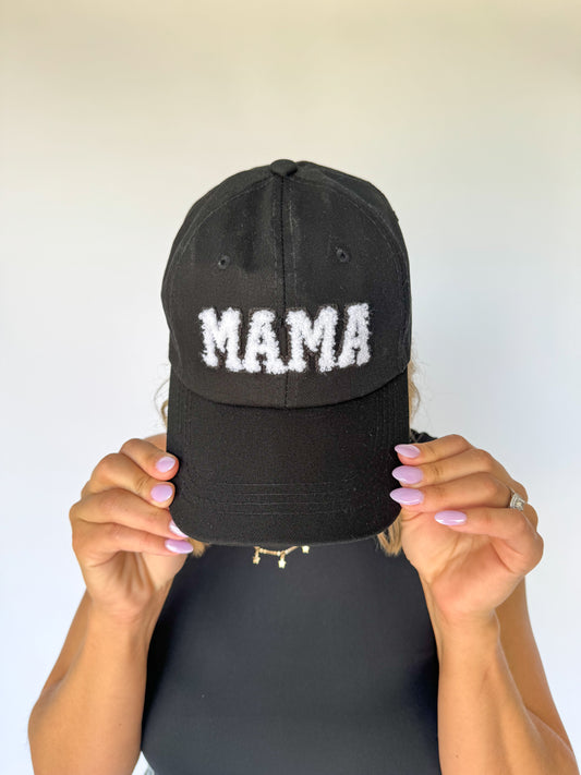 Mama Baseball Hat *Black*