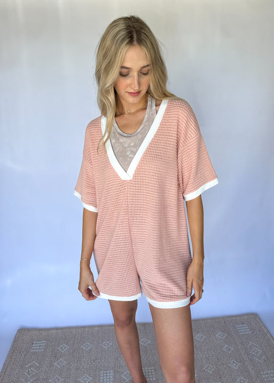 On To The Next Knit Romper