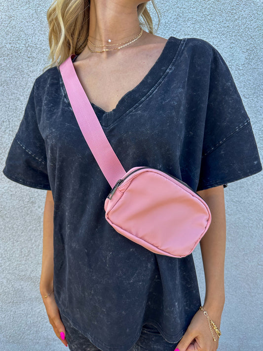 Roam Free Belt Bag *Pink*