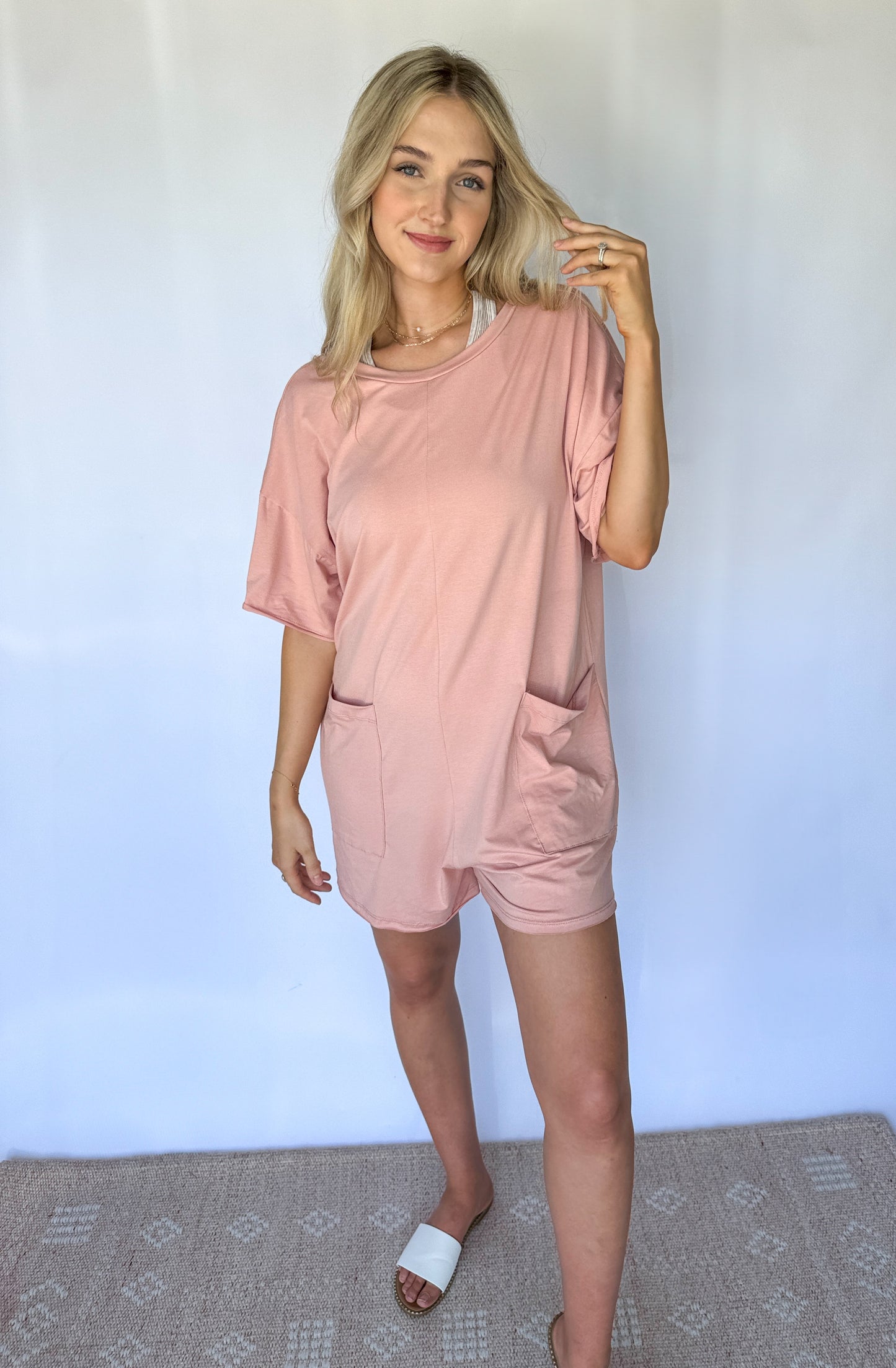 Sweet N Simple Pink Romper