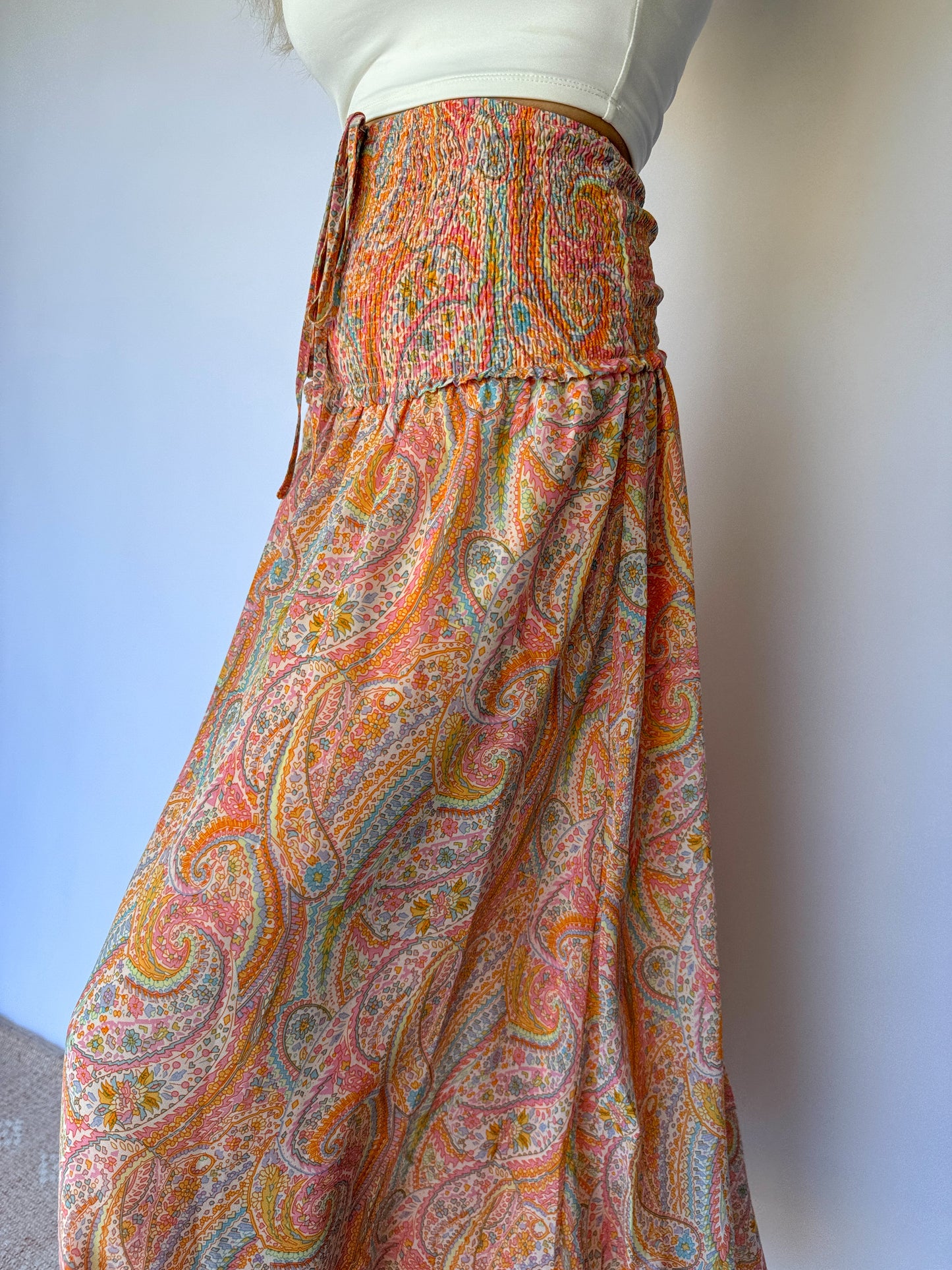 Paisley Midi Dress & Maxi Skirt