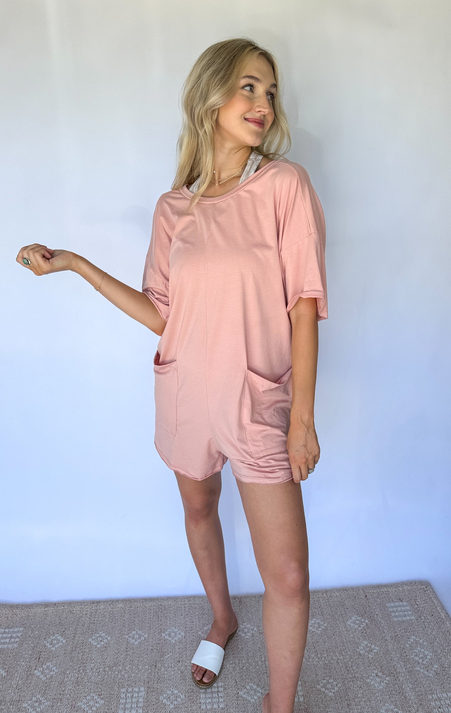 Sweet N Simple Pink Romper