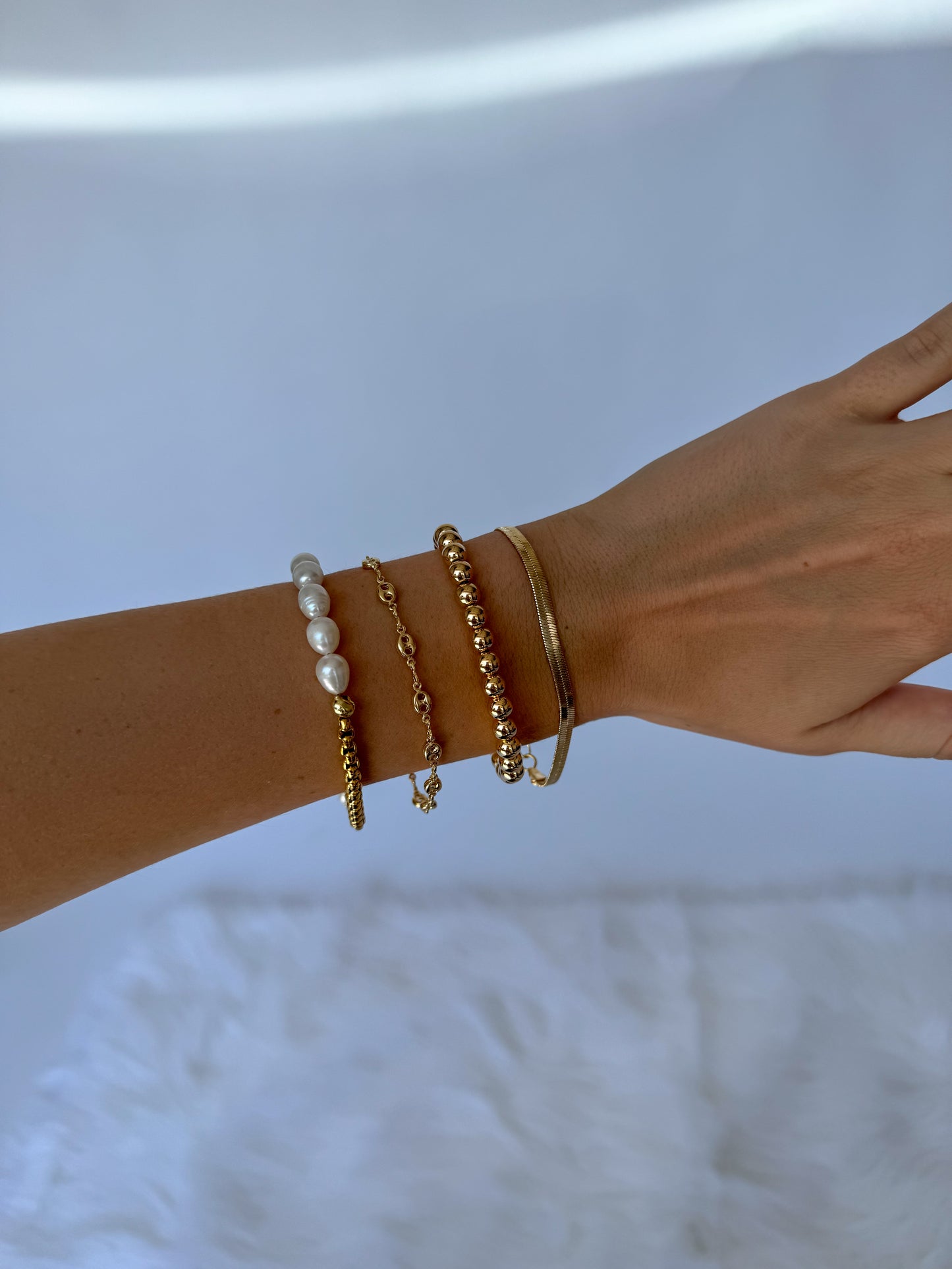 Gold Bracelet Stack Bundle