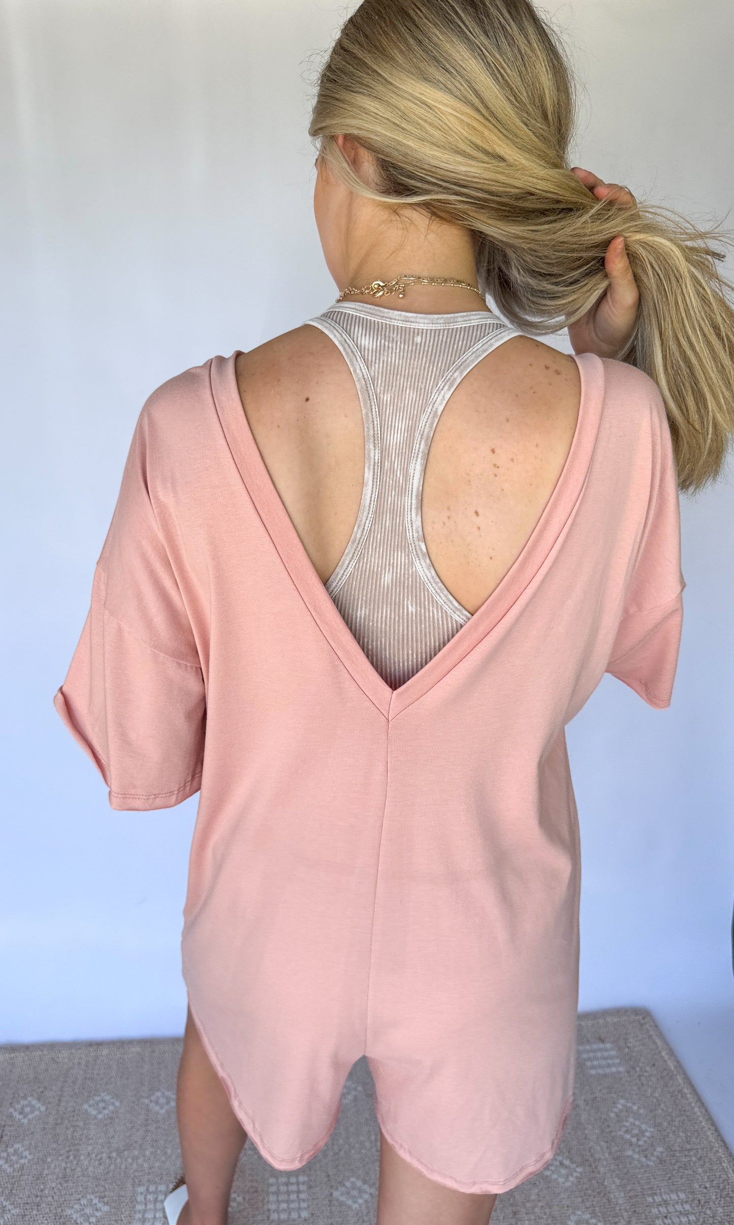 Sweet N Simple Pink Romper