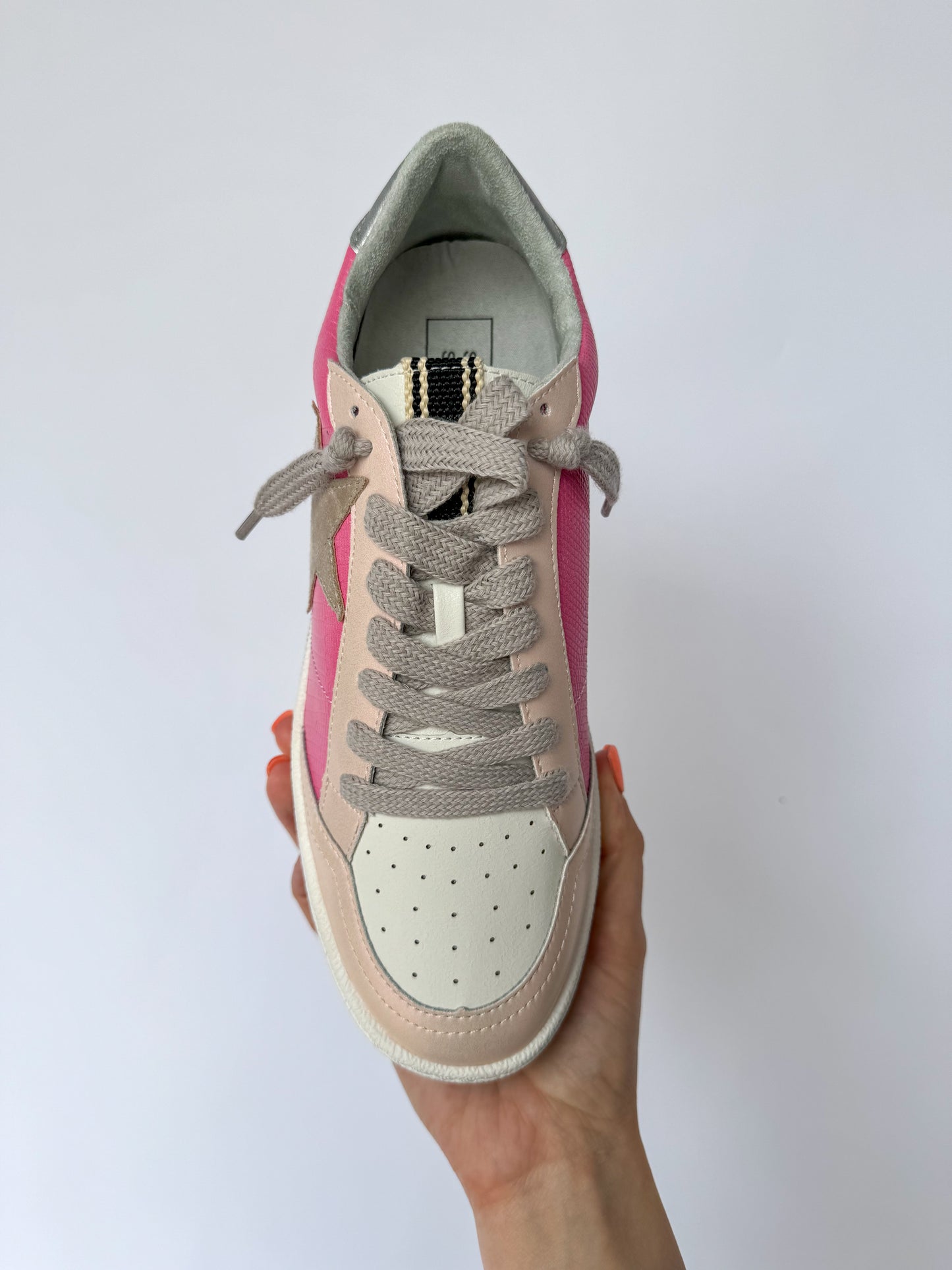 Pink Lizard Paz Sneakers By Shu Shop