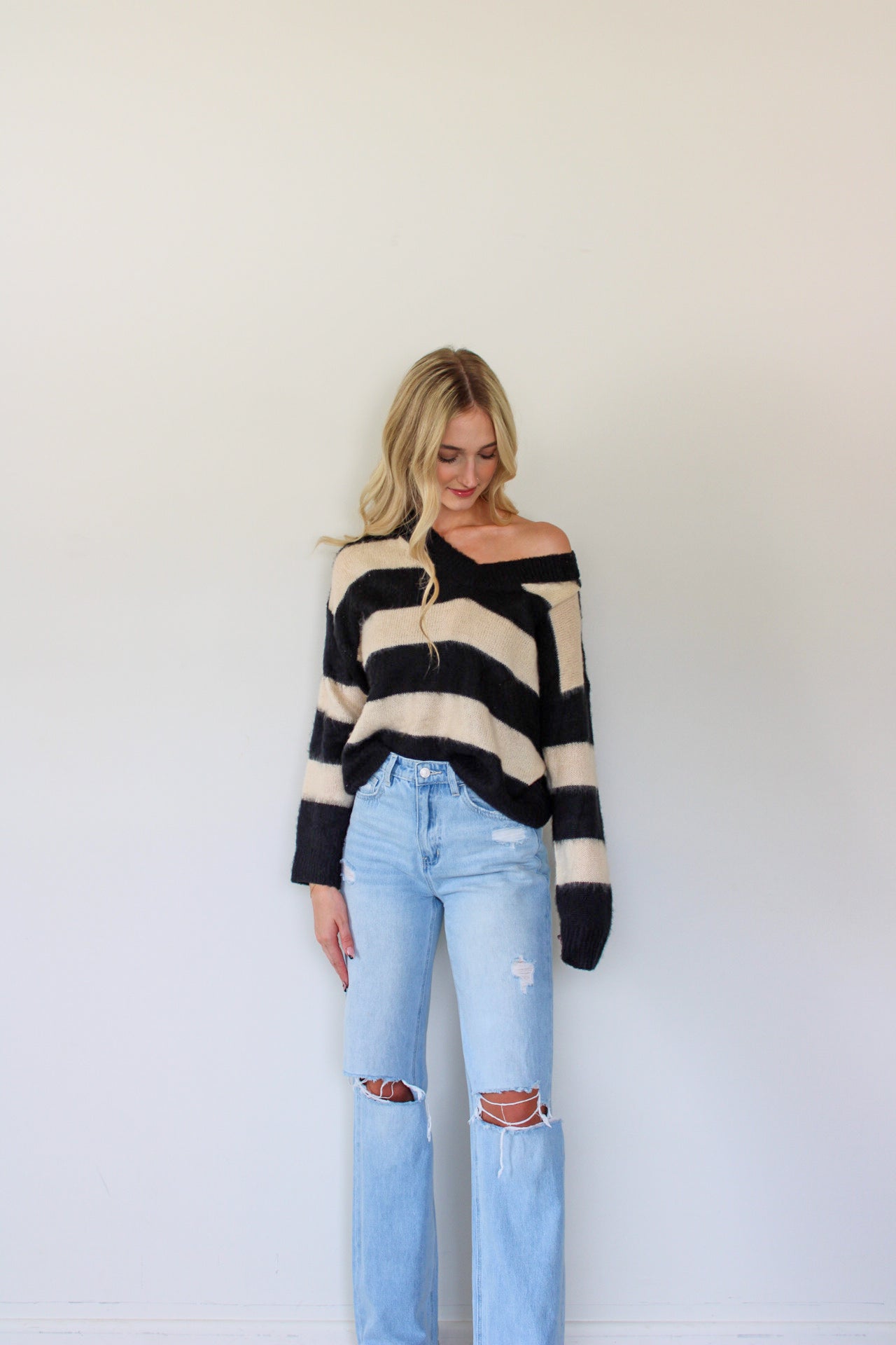 Autumn Striped Sweater