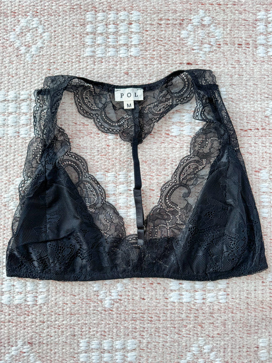 Boho Babe Lace Bralette *Black*