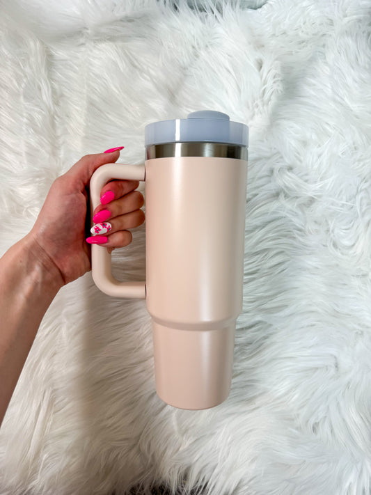 Light Pink 30oz Stainless Steel Tumbler