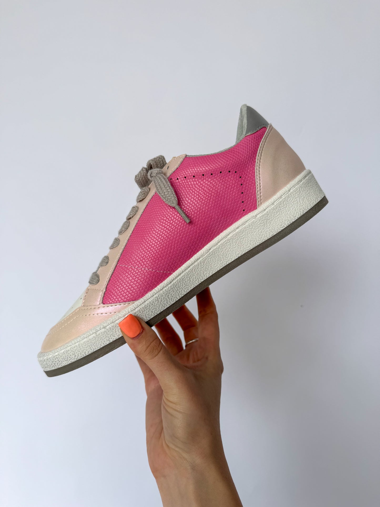 Pink Lizard Paz Sneakers By Shu Shop